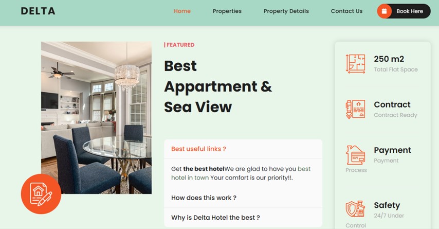 Delta Hotel Management System preview